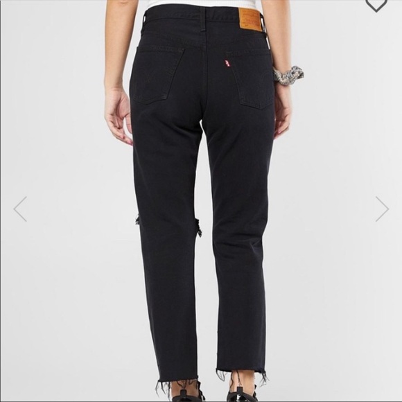 *SOLD* LEVI’S 501 black straight leg jeans - Picture 8 of 8